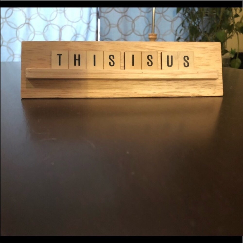 Eccolo ‘This Is Us’ Shelf / Desk Sitter NWT